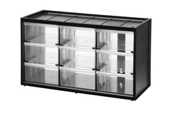 Organizer warsztatowy z 9 szufladami STANLEY OPP szafka 365x210mm