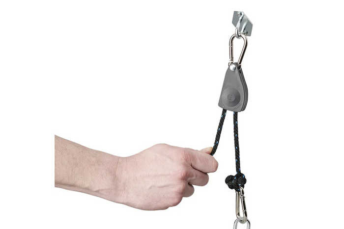Zestaw dwóch wyciągarek linowych ProPlus 320054V01 wciągnik linowy z grzechotką 2,5m 136kg