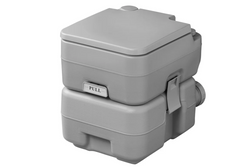 Toaleta turystyczna ProPlus 370415V01CR przenośna toaleta kempingowa szara 10L/20L
