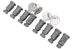 Zestaw zamków i kluczy Atera (8 szt. + 2 klucze)  083012