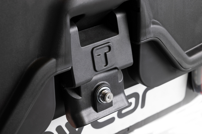 Towbox Camper Alpha czarny LED (long) - bagażnik box montowany na hak