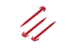 Zestaw sześciu śledzi do namiotu ProPlus 364824 plastikowe kołki do mocowania linek odciągowych 19cm