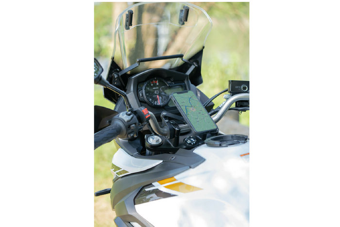 Uchwyt na telefon LAMPA Titan Combo 2.0 mocowanie na kierownicę