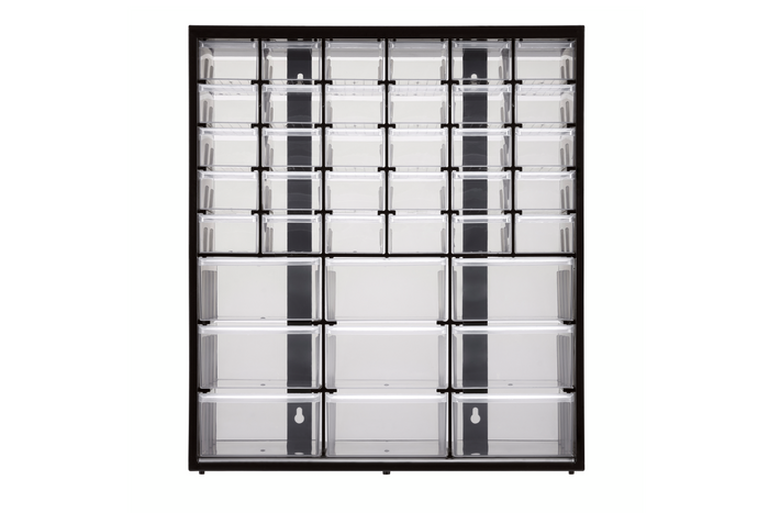 Organizer warsztatowy z 39 szufladami STANLEY OPP szafka 367x435mm