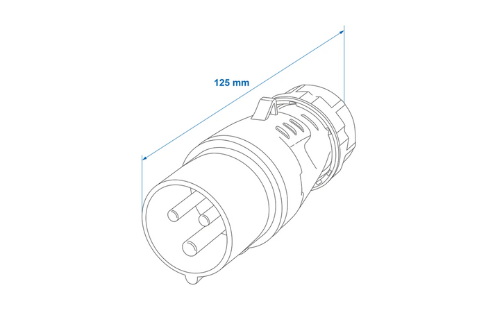 Wtyczka CEE 16A 230V ProPlus 373500 wtyczka kempingowa męska