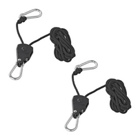 Zestaw dwóch wyciągarek linowych ProPlus 320054 wciągnik linowy z grzechotką 2,5m 68kg