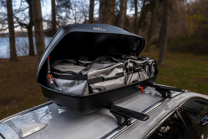 Box dachowy Inter Pack Stella 370 czarny mat