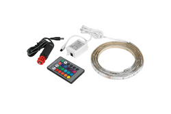 Taśma LED RGB z taśmą samoprzylepną LAMPA 12/24V 200 cm