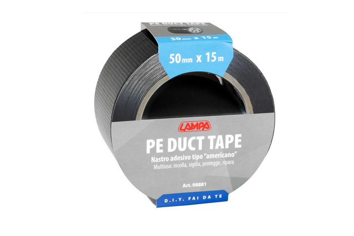 Taśma klejąca LAMPA 15m/50mm czarna