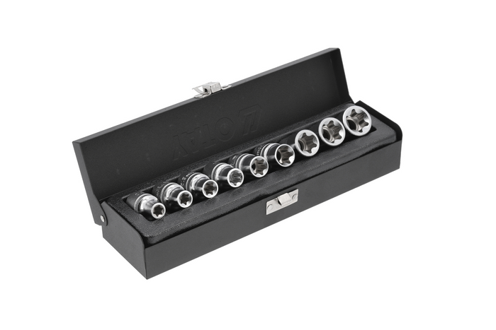 Zestaw nasadek Torx YATO YT-0521 E10–E24 9-elementów