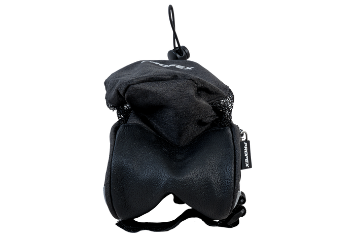 Torba pod siodełko rowerowe z kieszenią na bidon PROFEX 82318 Long Black Lux