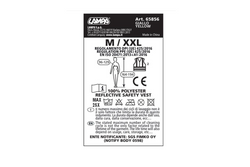 Kamizelka odblaskowa LAMPA M-XXL żółta