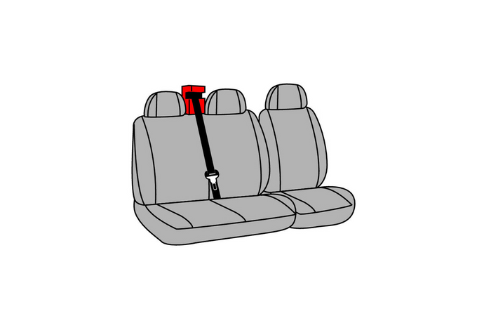 Komplet pokrowców na fotele samochodowe LAMPA Dido-2 czarne, do busów i vanów