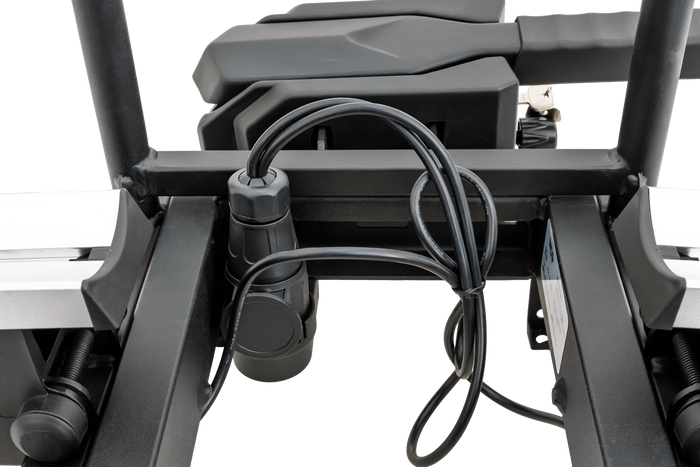 Inter Pack Velox 2 LED - składany bagażnik rowerowy na hak na 2 rowery ze światłami LED