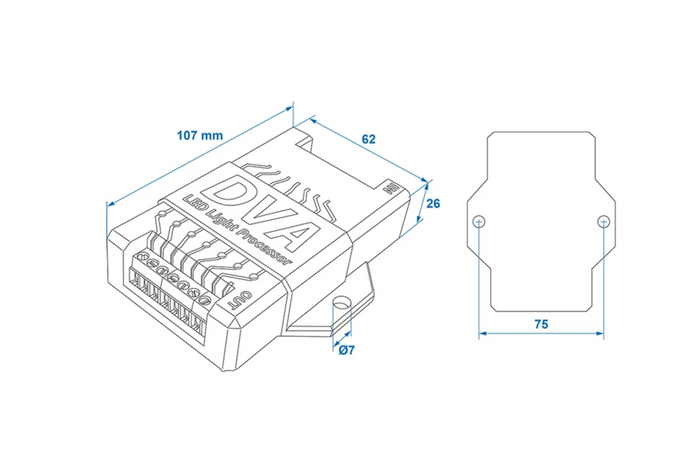 Sterownik świateł LED do przyczepy ProPlus 343128S moduł CANBUS 12V