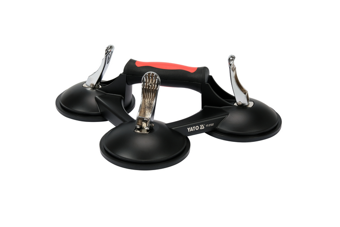 Uchwyt do szyb YATO YT-37237 trzy przyssawki 125mm 190kg