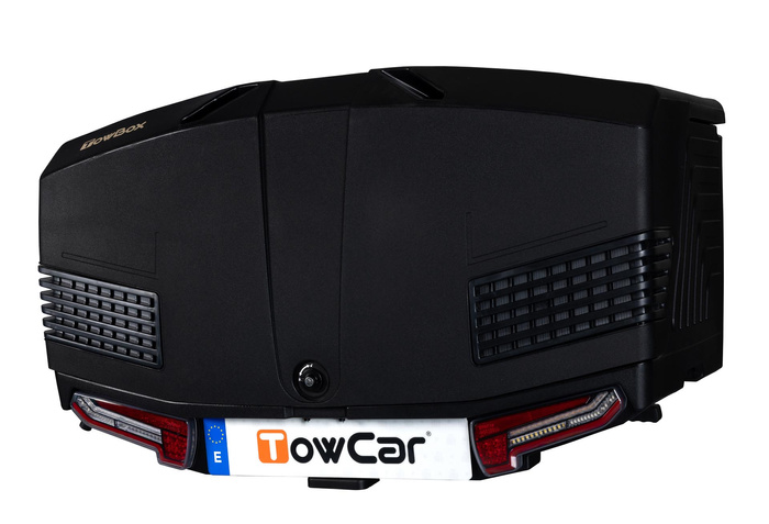 Towbox V3 czarny LED Edition - bagażnik box montowany na hak