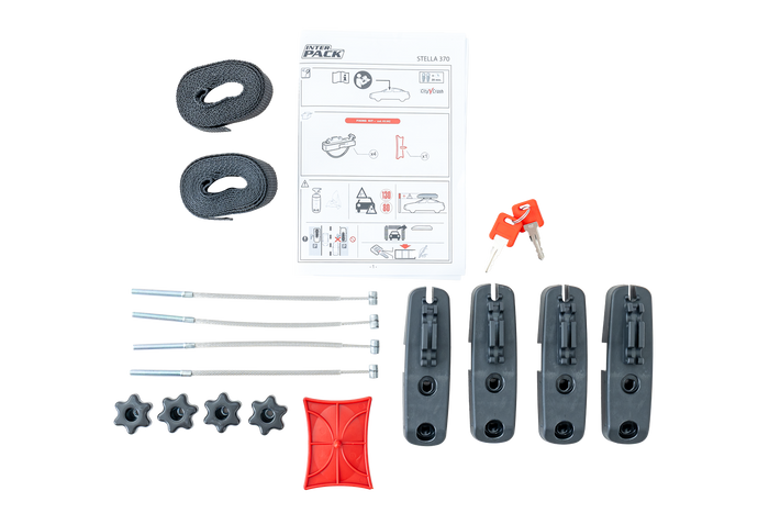 Box dachowy Inter Pack Stella 370 czarny mat