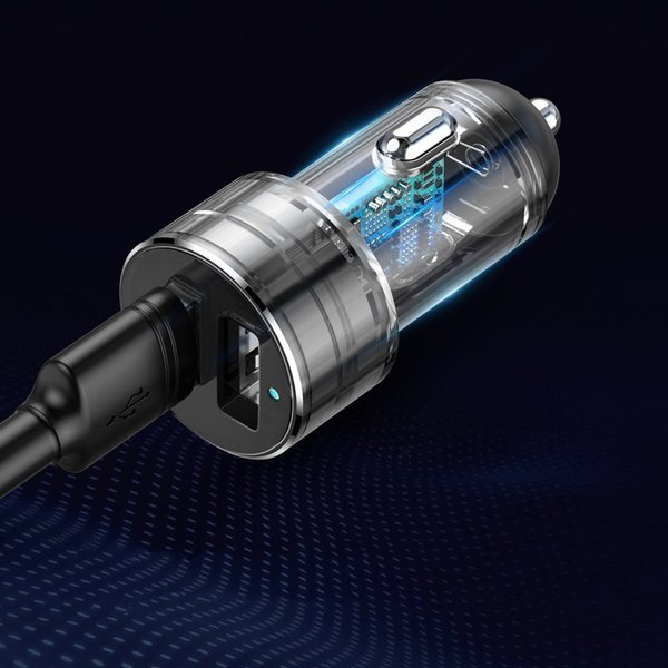 Ładowarka samochodowa BASEUS High Efficiency 2x USB + 2x gniazdo zapalniczki 80W