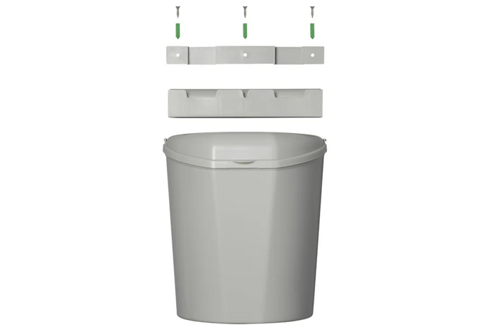 Kosz na śmieci z przykrywką ProPlus 370402 kosz do przyczepy, kampera 6L