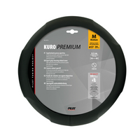 Pokrowiec na kierownicę LAMPA KURO 37-39cm czarny