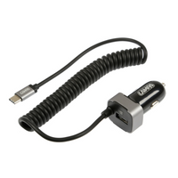 Ładowarka samochodowa LAMPA USB Type-C, gniazdo zapalniczki 12/24V