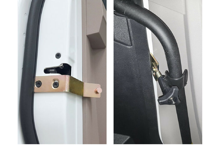 Dodatkowe zamki drzwi kabiny LAMPA 97934 do ciężarówek DAF