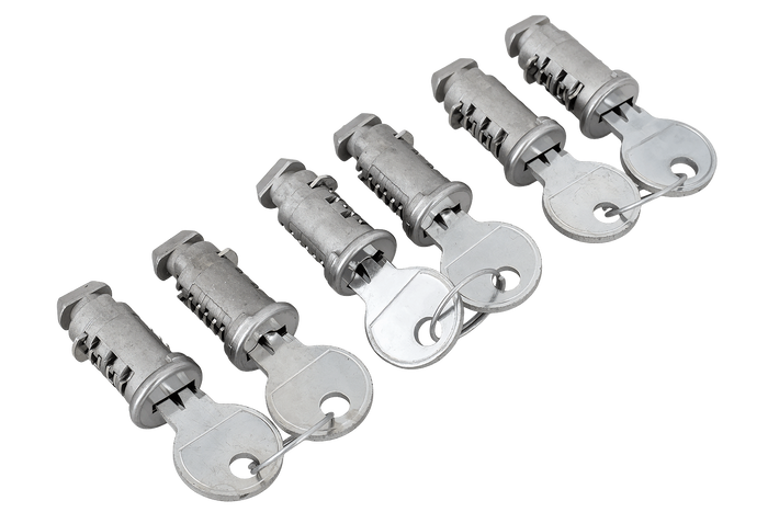 Zestaw uniwersalnych zamków i kluczy (6 szt.)