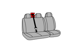 Komplet pokrowców na fotele samochodowe LAMPA Dido-2 szare, do busów i vanów