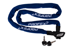 Blokada rowerowa łańcuchowa PROFEX 81659 Neo 130 cm z zamkiem