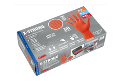 Rękawice warsztatowe LAMPA X-Strong L rękawice nitrylowe 50szt.