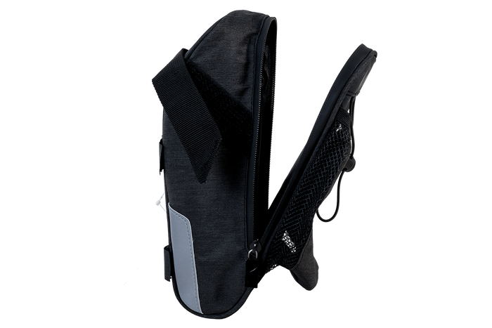 Torba pod siodełko rowerowe z kieszenią na bidon PROFEX 82318 Long Black Lux