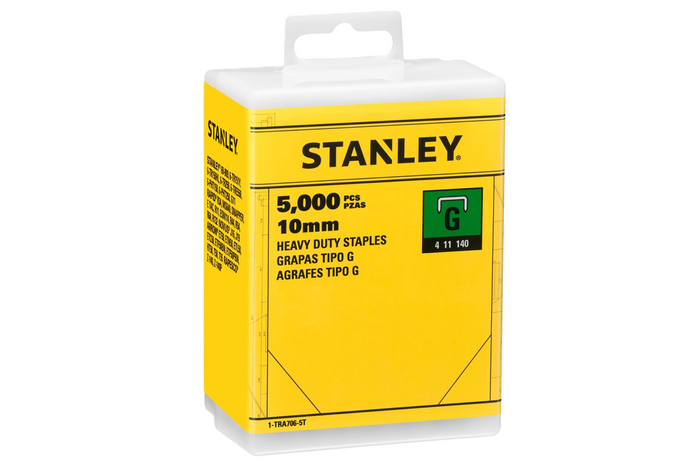 Zszywki STANLEY 1-TRA706-5T Typ G 4/11/140 10mm 5000szt