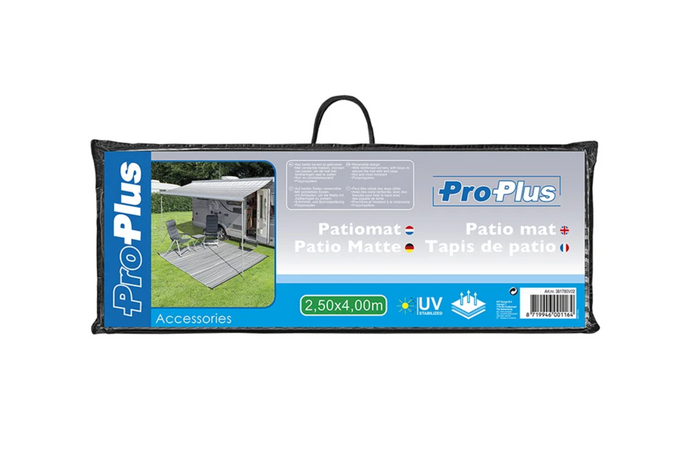 Mata kempingowa ogrodowa ProPlus 361780V02 mocowana na śledzie 2,5x4m