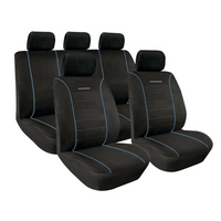 Komplet pokrowców na fotele samochodowe LAMPA Elegance niebieskie, na przednie i tylne siedzenia