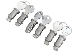 Zestaw uniwersalnych zamków i kluczy (6 szt.)