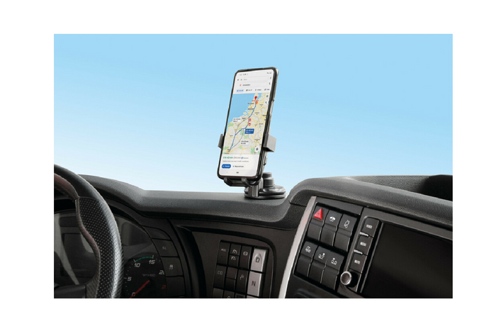 Uchwyt na telefon LAMPA Easy-Lock mocowanie przyssawką