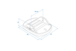 Zestaw czterech stóp do podpory przyczepy kempingowej ProPlus 361528