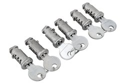 Zestaw uniwersalnych zamków i kluczy (6 szt.)