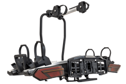 Inter Pack Velox 2 LED - składany bagażnik rowerowy na hak na 2 rowery ze światłami LED