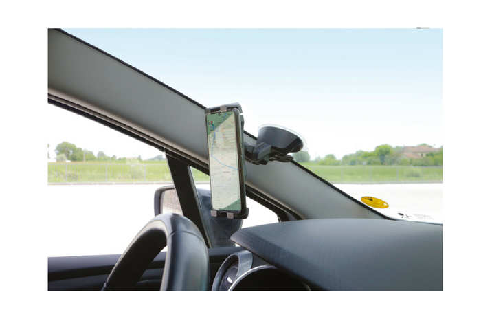 Uchwyt na telefon/tablet LAMPA Super Grip z samoprzylepną przyssawką