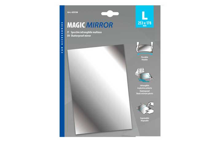 Lusterko samoprzylepne LAMPA Magic-Mirror L 253x178mm