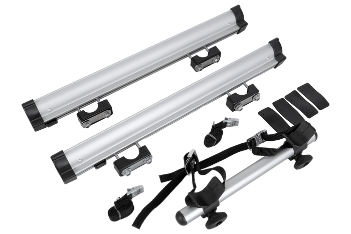 Platforma z boxem na hak + adapter do przewozu 3 rowerów Inter Pack Re-Cargo