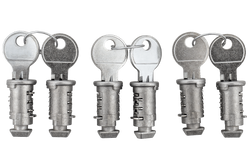 Zestaw uniwersalnych zamków i kluczy (6 szt.)