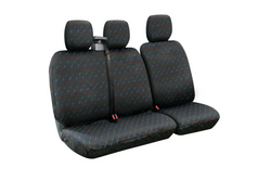 Komplet pokrowców na fotele samochodowe LAMPA Dido-2 szare, do busów i vanów