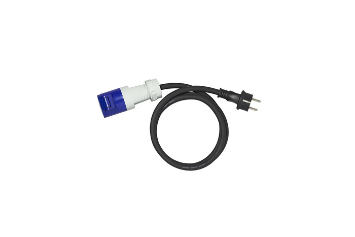Adapter z wtyczką ze stykiem ochronnym i gniazdem CEE 16A ProPlus 373527DE kabel 150cm