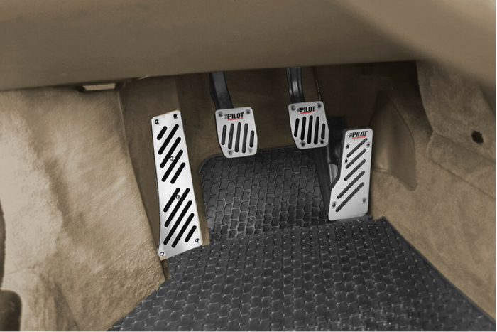 Podpórka stopy kierowcy LAMPA podstopnica aluminiowa z gumą antypoślizgową