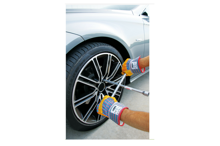 Rękawice warsztatowe LAMPA  Shammy rękawice skórzane rozm. 9