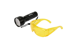 Zestaw latarka + okulary ochronne YATO YT-08581 latarka UV 51 LED