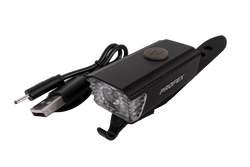 Przednia lampka rowerowa PROFEX 82004 Pro Alu Li-Pol USB